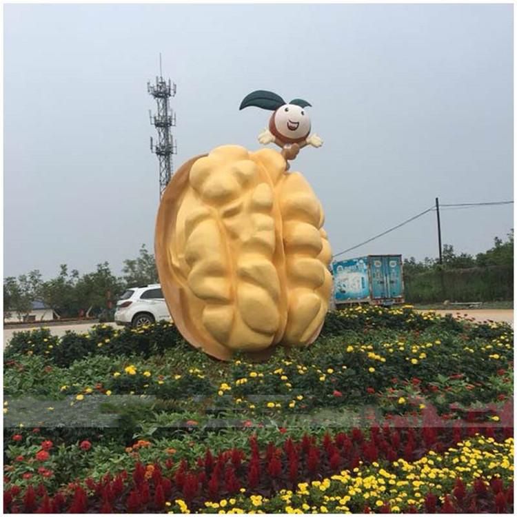 彩繪核桃雕塑 懸空餐飲店擺件 街頭雕塑 彩繪核桃雕塑 懸空餐飲店擺件 街頭雕塑