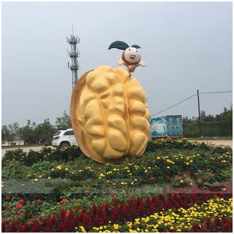 仿真核桃雕塑 店門(mén)口園林雕塑 水果小品 仿真核桃雕塑 店門(mén)口園林雕塑 水果小品