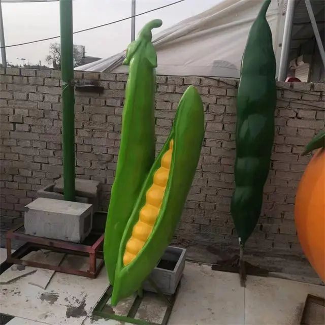 廣場(chǎng)豆角雕塑 公園仿真雕塑 抽象擺件 廣場(chǎng)豆角雕塑 公園仿真雕塑 抽象擺件