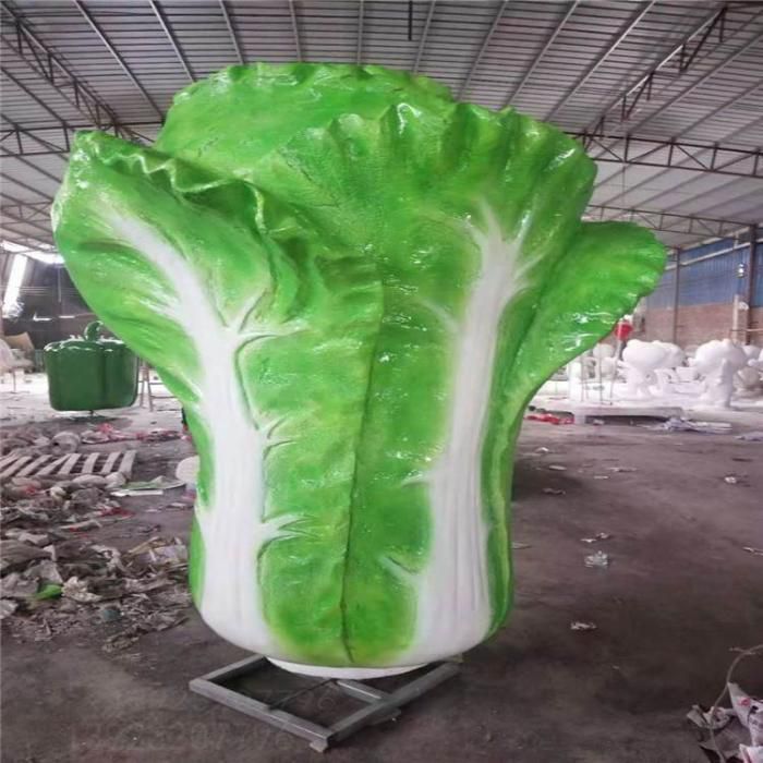 創(chuàng)意白菜雕塑 步行街店門口雕塑 果蔬小品 創(chuàng)意白菜雕塑 步行街店門口雕塑 果蔬小品