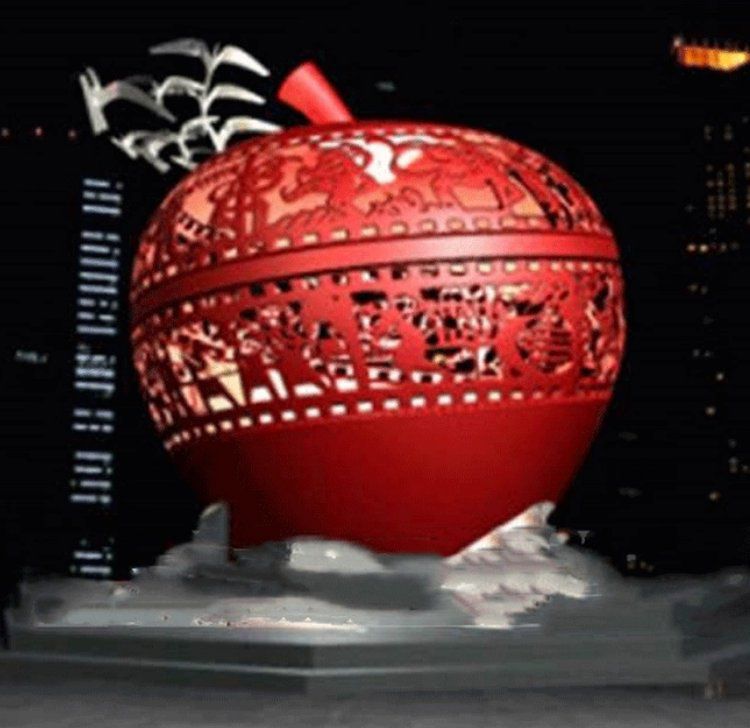 風(fēng)景區(qū)蘋果雕塑 售樓處廣場(chǎng)雕塑 仿真擺件 風(fēng)景區(qū)蘋果雕塑 售樓處廣場(chǎng)雕塑 仿真擺件